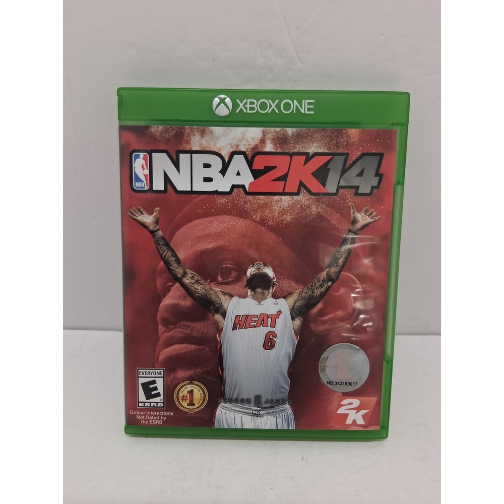 NBA 2K14 Xbox One Game LeBron James Heat Cover Complete CIB 2K Sports